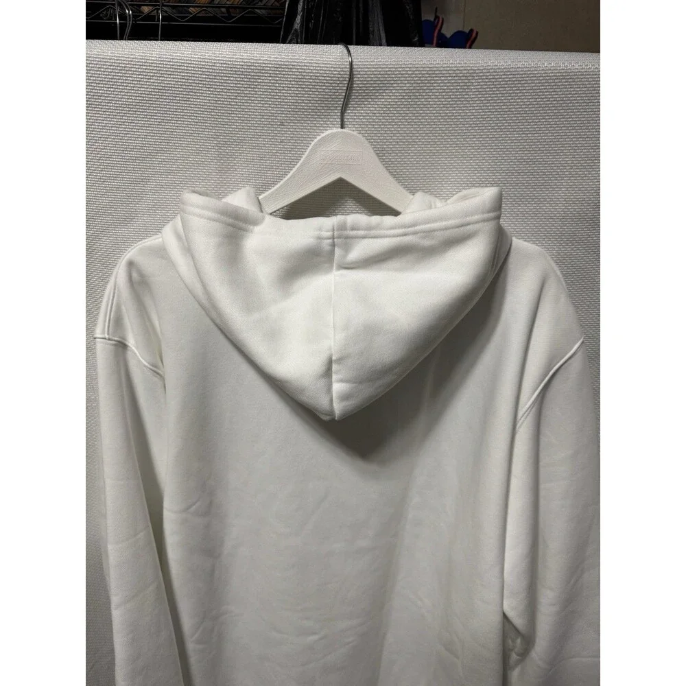 Adidas Men's Size XXL White Essential Hoody Sweatshirt Trefoil NEW
